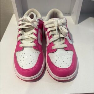 Kids Pink and White Sneakers